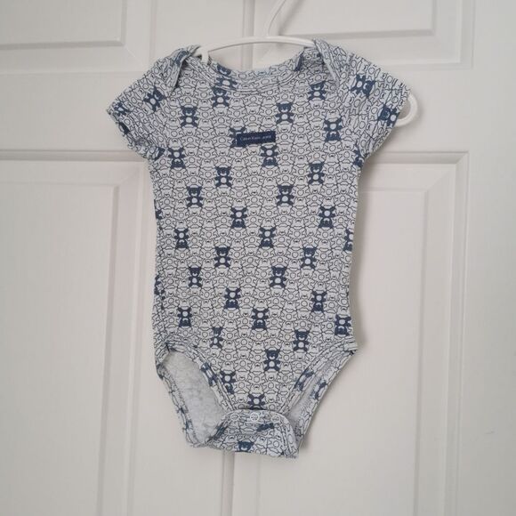 3/$15 Calvin Klein Jeans onesie 3-6 m - Picture 1 of 4